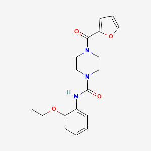 N-(2-ethoxyphenyl)-4-(2-furoyl)-1-piperazinecarboxamide