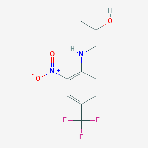 1-{[2-nitro-4-(trifluoromethyl)phenyl]amino}-2-propanol
