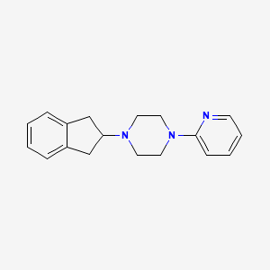 1-(2,3-dihydro-1H-inden-2-yl)-4-(2-pyridinyl)piperazine