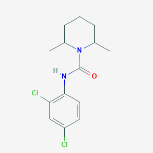 molecular formula C14H18Cl2N2O B5462267 N-(2,4-dichlorophenyl)-2,6-dimethyl-1-piperidinecarboxamide 