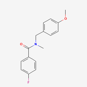 4-fluoro-N-(4-methoxybenzyl)-N-methylbenzamide