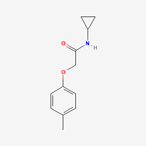 molecular formula C12H15NO2 B5462321 N-cyclopropyl-2-(4-methylphenoxy)acetamide 