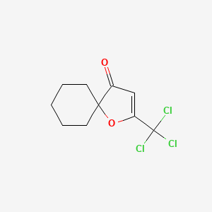 2-(trichloromethyl)-1-oxaspiro[4.5]dec-2-en-4-one