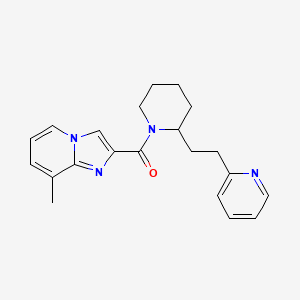 8-methyl-2-{[2-(2-pyridin-2-ylethyl)piperidin-1-yl]carbonyl}imidazo[1,2-a]pyridine