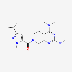 7-[(3-isopropyl-1-methyl-1H-pyrazol-5-yl)carbonyl]-N,N,N',N'-tetramethyl-5,6,7,8-tetrahydropyrido[3,4-d]pyrimidine-2,4-diamine