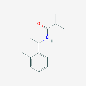 molecular formula C13H19NO B5462477 2-methyl-N-[1-(2-methylphenyl)ethyl]propanamide 