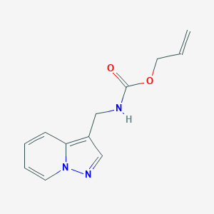 molecular formula C12H13N3O2 B5462551 allyl (pyrazolo[1,5-a]pyridin-3-ylmethyl)carbamate 