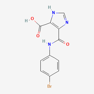 4-{[(4-bromophenyl)amino]carbonyl}-1H-imidazole-5-carboxylic acid