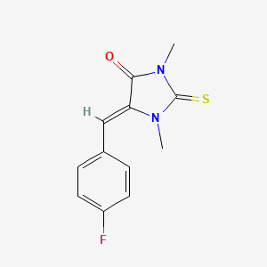 5-(4-fluorobenzylidene)-1,3-dimethyl-2-thioxo-4-imidazolidinone