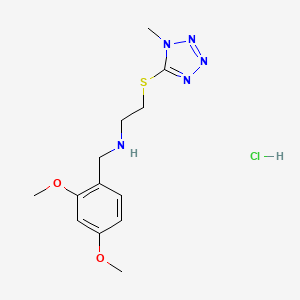 molecular formula C13H20ClN5O2S B5462739 N-(2,4-dimethoxybenzyl)-2-[(1-methyl-1H-tetrazol-5-yl)thio]ethanamine hydrochloride 