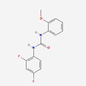 molecular formula C14H12F2N2O2 B5462753 1-(2,4-Difluorophenyl)-3-(2-methoxyphenyl)urea 