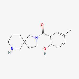 2-(2,7-diazaspiro[4.5]dec-2-ylcarbonyl)-4-methylphenol hydrochloride