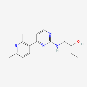 1-{[4-(2,6-dimethylpyridin-3-yl)pyrimidin-2-yl]amino}butan-2-ol