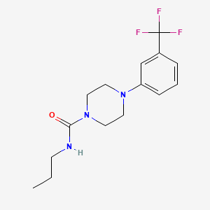 N-propyl-4-[3-(trifluoromethyl)phenyl]-1-piperazinecarboxamide