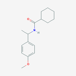 molecular formula C16H23NO2 B5463066 N-[1-(4-methoxyphenyl)ethyl]cyclohexanecarboxamide 