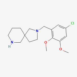 2-(5-chloro-2,3-dimethoxybenzyl)-2,7-diazaspiro[4.5]decane dihydrochloride