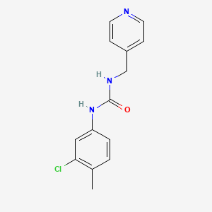 N-(3-chloro-4-methylphenyl)-N'-(4-pyridinylmethyl)urea