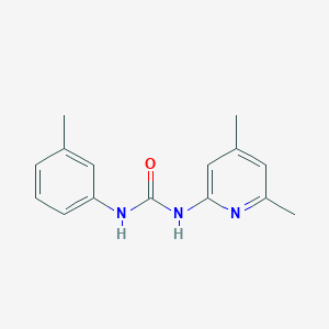 N-(4,6-dimethyl-2-pyridinyl)-N'-(3-methylphenyl)urea