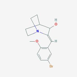 2-(5-bromo-2-methoxybenzylidene)quinuclidin-3-ol