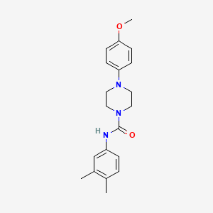 N-(3,4-dimethylphenyl)-4-(4-methoxyphenyl)-1-piperazinecarboxamide