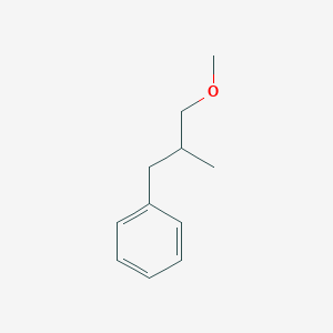 molecular formula C11H16O B054637 (3-Methoxy-2-methylpropyl)benzene CAS No. 120811-92-9
