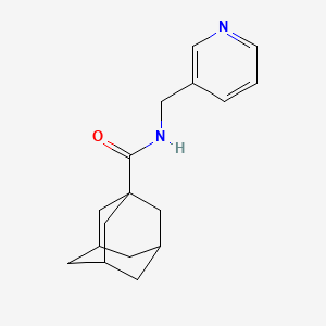 molecular formula C17H22N2O B5463779 N-(3-pyridinylmethyl)-1-adamantanecarboxamide 