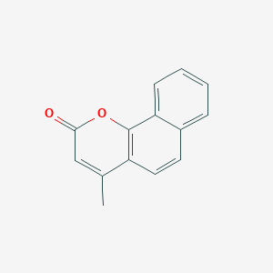 molecular formula C14H10O2 B5463915 4-methyl-2H-benzo[h]chromen-2-one 