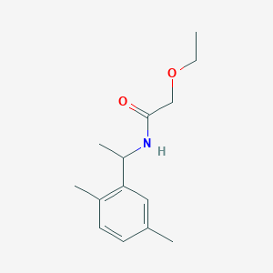 molecular formula C14H21NO2 B5463965 N-[1-(2,5-dimethylphenyl)ethyl]-2-ethoxyacetamide 