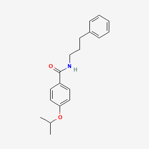 molecular formula C19H23NO2 B5464043 4-isopropoxy-N-(3-phenylpropyl)benzamide 