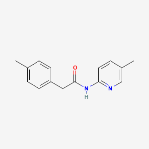molecular formula C15H16N2O B5464046 2-(4-methylphenyl)-N-(5-methyl-2-pyridinyl)acetamide 