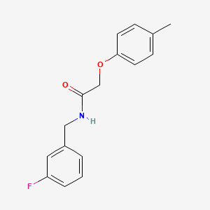 molecular formula C16H16FNO2 B5464167 N-(3-fluorobenzyl)-2-(4-methylphenoxy)acetamide 