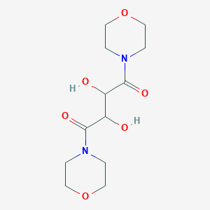 molecular formula C12H20N2O6 B5464234 1,4-di-4-morpholinyl-1,4-dioxo-2,3-butanediol 