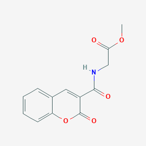 molecular formula C13H11NO5 B5464269 methyl N-[(2-oxo-2H-chromen-3-yl)carbonyl]glycinate 