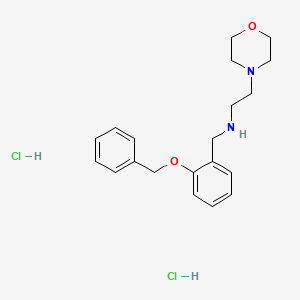 N-[2-(benzyloxy)benzyl]-2-(4-morpholinyl)ethanamine dihydrochloride