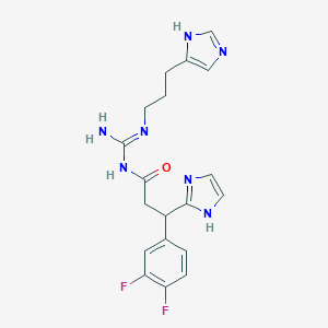 molecular formula C19H21F2N7O B546454 UR-PG131A 