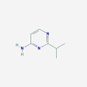 molecular formula C7H11N3 B054646 2-Isopropylpyrimidin-4-amine CAS No. 114362-19-5