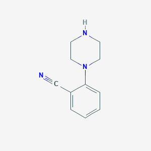 molecular formula C11H13N3 B054650 1-(2-Cyanophenyl)piperazine CAS No. 111373-03-6