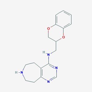 N-(2,3-dihydro-1,4-benzodioxin-2-ylmethyl)-6,7,8,9-tetrahydro-5H-pyrimido[4,5-d]azepin-4-amine