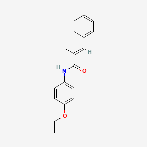 N-(4-ethoxyphenyl)-2-methyl-3-phenylacrylamide