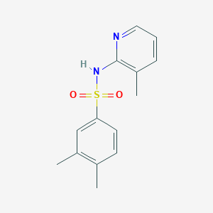 3,4-dimethyl-N-(3-methylpyridin-2-yl)benzenesulfonamide