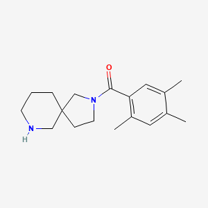 2-(2,4,5-trimethylbenzoyl)-2,7-diazaspiro[4.5]decane