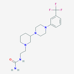 N-[2-(3-{4-[3-(trifluoromethyl)phenyl]-1-piperazinyl}-1-piperidinyl)ethyl]urea dihydrochloride