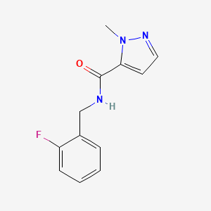 N-(2-fluorobenzyl)-1-methyl-1H-pyrazole-5-carboxamide