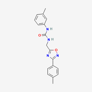 N-(3-methylphenyl)-N'-{[3-(4-methylphenyl)-1,2,4-oxadiazol-5-yl]methyl}urea