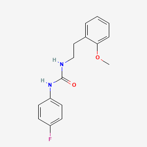 N-(4-fluorophenyl)-N'-[2-(2-methoxyphenyl)ethyl]urea