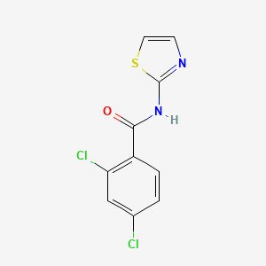 molecular formula C10H6Cl2N2OS B5465980 2,4-Dichloro-N-(1,3-thiazol-2-yl)benzamide CAS No. 306743-47-5