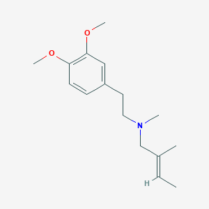 N-[2-(3,4-dimethoxyphenyl)ethyl]-N,2-dimethyl-2-buten-1-amine