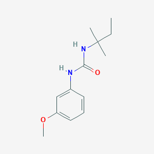 molecular formula C13H20N2O2 B5466181 1-(3-Methoxyphenyl)-3-(2-methylbutan-2-yl)urea 