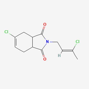 5-chloro-2-(3-chloro-2-buten-1-yl)-3a,4,7,7a-tetrahydro-1H-isoindole-1,3(2H)-dione