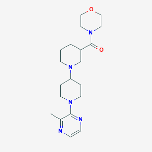 molecular formula C20H31N5O2 B5466272 1'-(3-methylpyrazin-2-yl)-3-(morpholin-4-ylcarbonyl)-1,4'-bipiperidine 